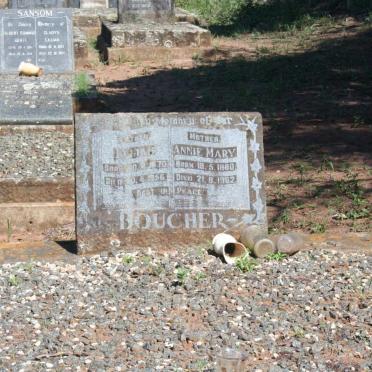 BOUCHER Elijah 1870-1956 &amp; Annie Mary 1880-1962