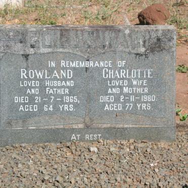 GOLDSWAIN Rowland -1965 &amp; Charlotte -1980