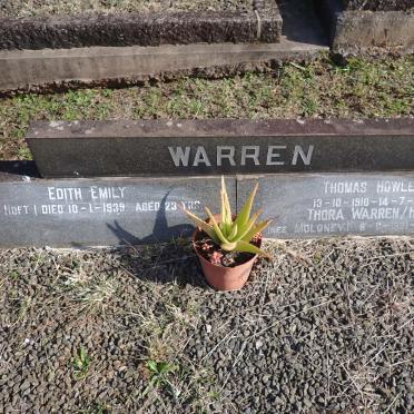 WARREN Edith Emily nee HOFT -1939 :: WARREN Thomas Howlett 1910-1958 & Thora HANN nee MOLONEY 1921-1999