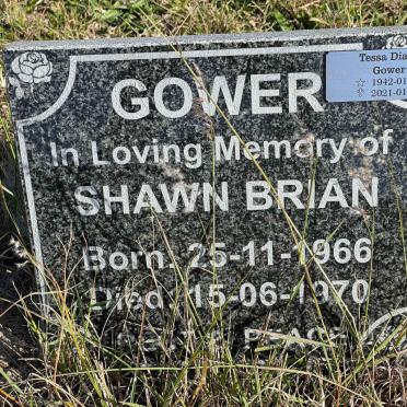 GOWER Shawn Brian 1966-1970 :: GOWER Tessa Diane 1942-2021