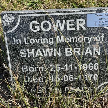 GOWER Shawn Brian 1966-1970 :: GOWER Tessa Diane 1942-2021