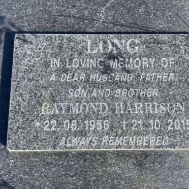 LONG Raymond Harrison 1956-2015