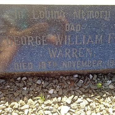 WARREN George William Ford -1969