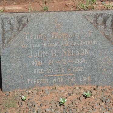NELSON John B. 1884-1932