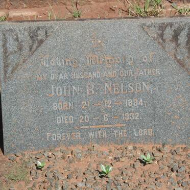 NELSON John B. 1884-1932