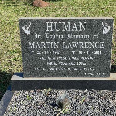 HUMAN Martin Lawrence 1947-2001
