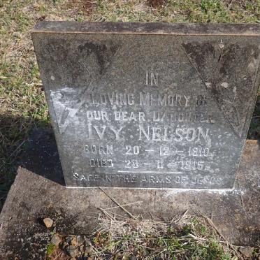 NELSON Ivy 1910-1915