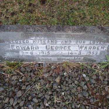 WARREN Edward George 1915-1953