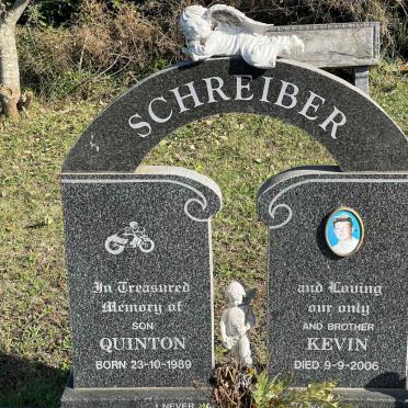 SCHREIBER Quinton Kevin 1989-2006
