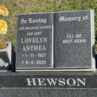 HEWSON Lovelyn Anthea 1957-2020