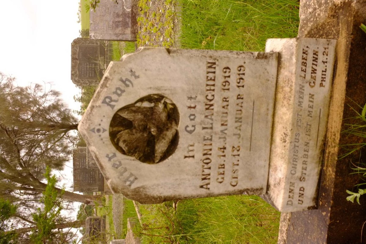 LANGHEIN Antonie 1919-1919