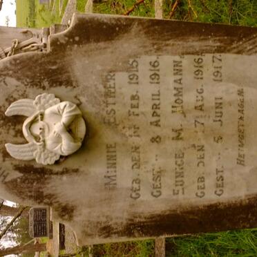 HOMANN Minnie Esther 1915-1916 :: HOMANN Eunice M. 1916-1917