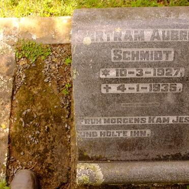 SCHMIDT Bertram Aubrey 1927-1935