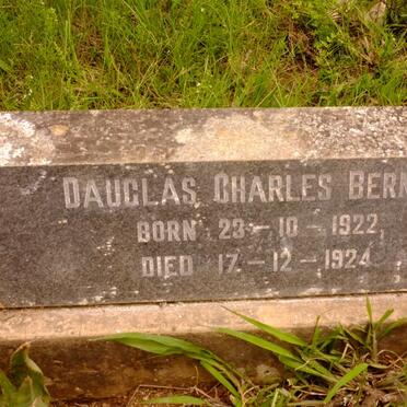 BERNDT Dauglas Charles 1922-1924