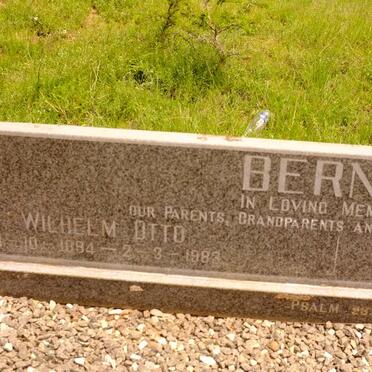 BERNDT Wilhelm Otto 1894-1983 &amp; Adina Ernestine HOFART 1899-1984
