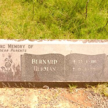 HOMANN Bernard Herman 1916-1992 &amp; Edna Ruth HARTMANN 1929-1992 