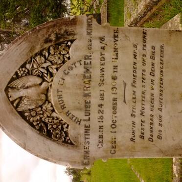 KRAEMER Ernestine Luise nee KIND 1824-1906