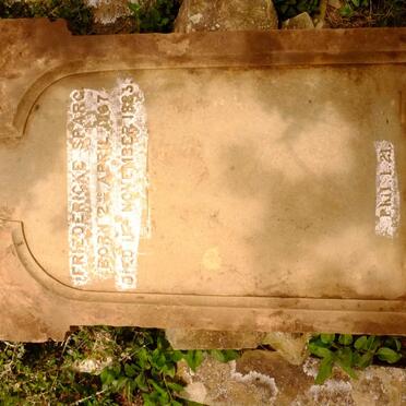 SPARG Friedericke 1867-1883