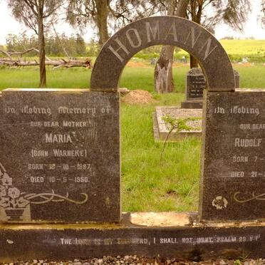 HOMANN Rudolf Georg 1882-1968 &amp; Maria WARNEKE 1887-1950