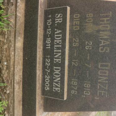 DONZÉ Thomas 1913-1976 :: DONZÉ Adeline 1911-2005