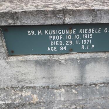 KIEBELE Kunigunde -1971