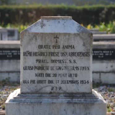 FRESE Remi Henrici 1870-1934