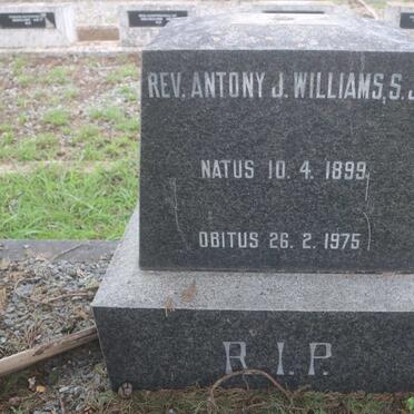 WILLIAMS Antony J. 1899-1975