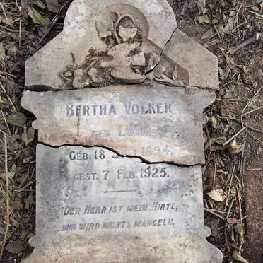 VOLKER Bertha nee LUCK 1894-1925