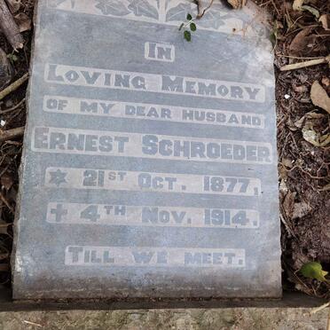 SCHROEDER Ernest 1877-1914