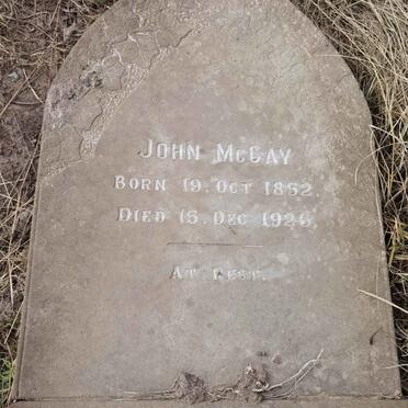McCAY John 1852-1926
