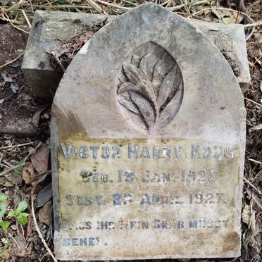 KRUG Victor Harry 1923-1927