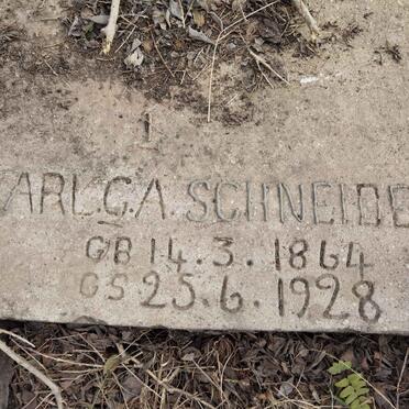SCHNEIDER Karl G.A. 1864-1928