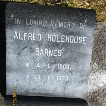 BARNES Alfred Holehouse 1903-1973