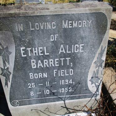 BARRETT Ethel Alice 1894-1953