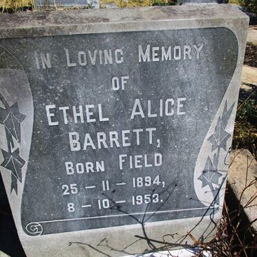 BARRETT Ethel Alice 1894-1953
