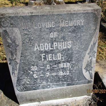 FIELD Adolphus 1888-1940