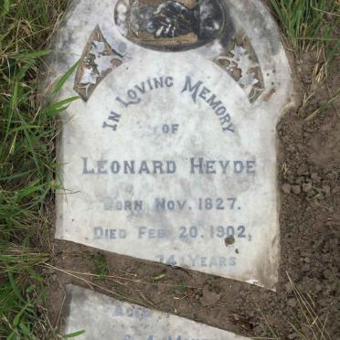 HEYDE Leonard 1827-1902