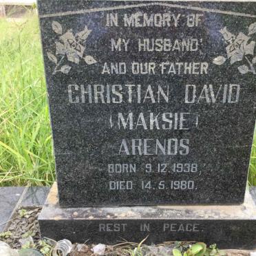 ARENDS Christian David 1938-1980