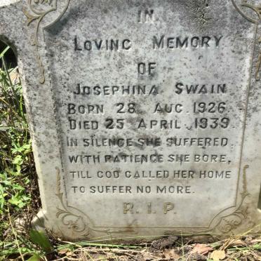 SWAIN Josephina 1926-1939