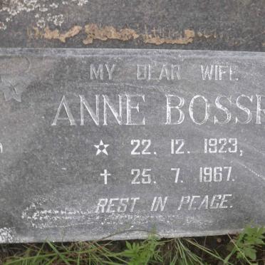 BOSSR Anne 1923-1967
