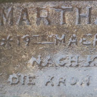 SCHROEDER Wilhelm F. 1840-1891 :: SCHROEDER Martha D. 1888-1891