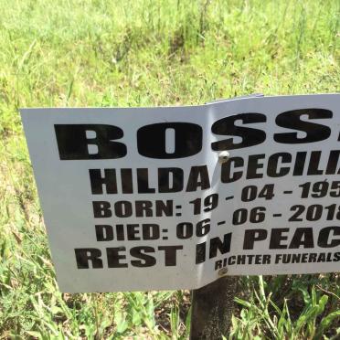 BOSSR Hilda Cecilia 1951-2018