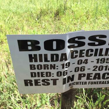 BOSSR Hilda Cecilia 1951-2018