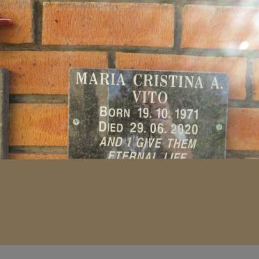 VITO Maria Christina A. 1971-2020