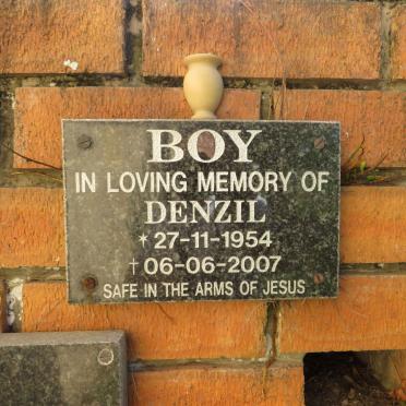 BOY Denzil 1954-2007
