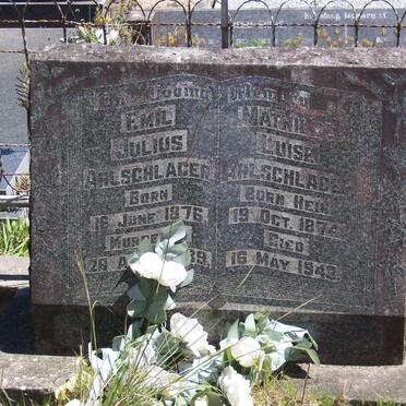 AHLSCHLÄGER Emil Julius 1876-1939 &amp; Mathilda Luise HEIN 1874-1943