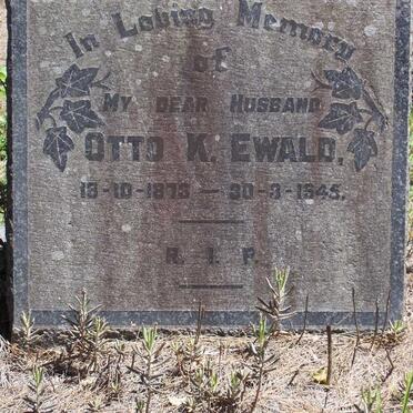 EWALD Otto K. 1873-1945