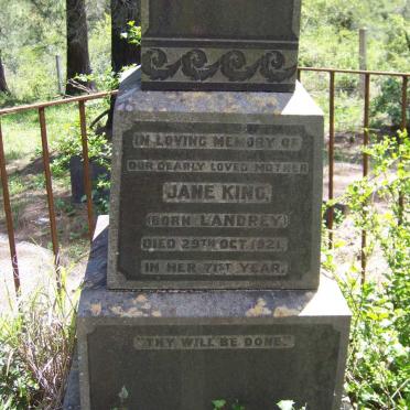 KING  Charles Ault -1921 &amp; Jane LANDREY -1921