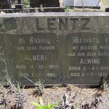 LENTZ Albert 1897-1980 &amp; Alwine 1892-1971
