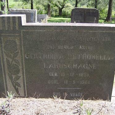 LABUSCHAGNE Gertruida Petronella 1898-1964